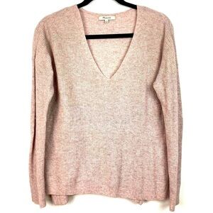 MADEWELL V-Neck Pullover Sweater Merino Wool/Alpaca  Size S
